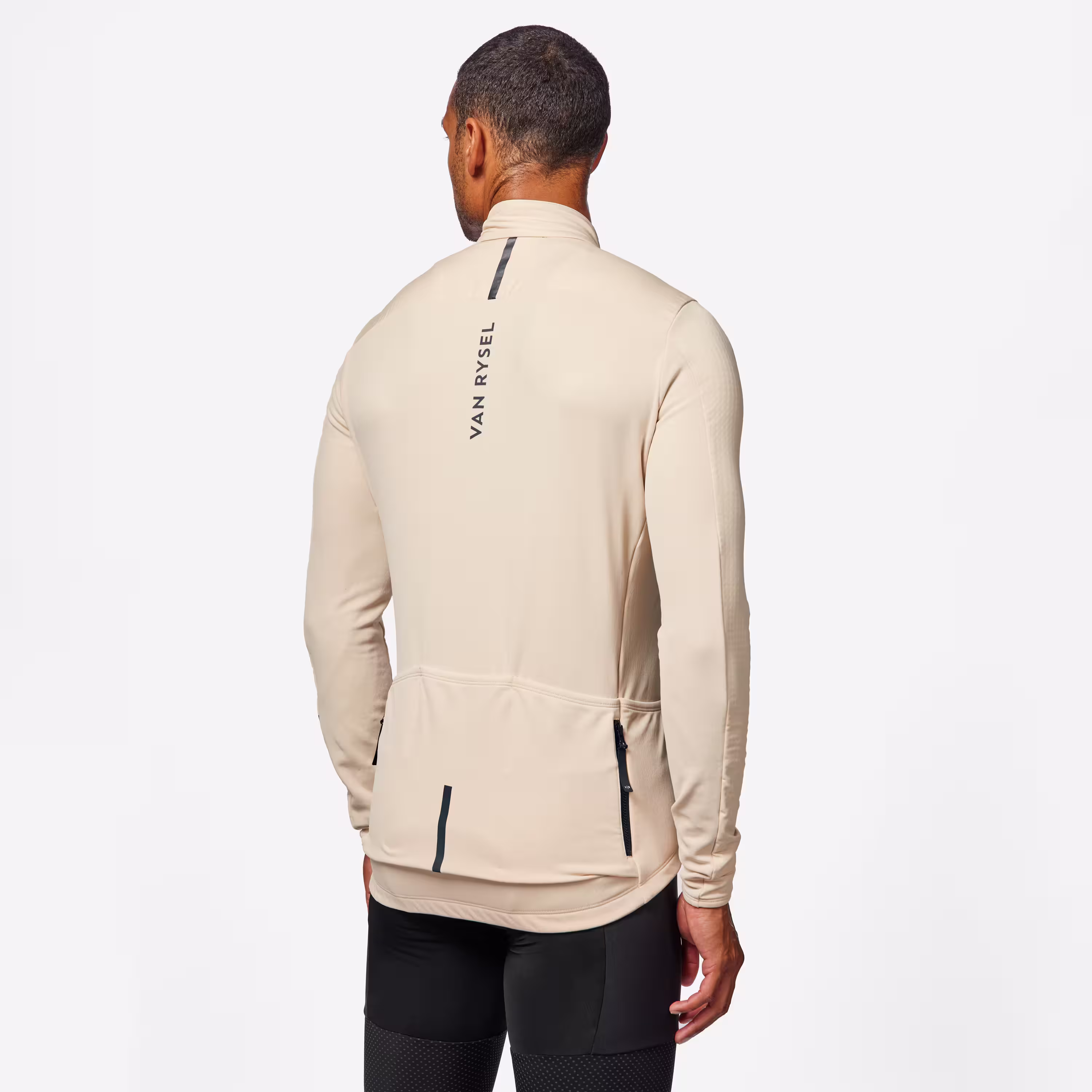 Van Rysel fiets shirt beige